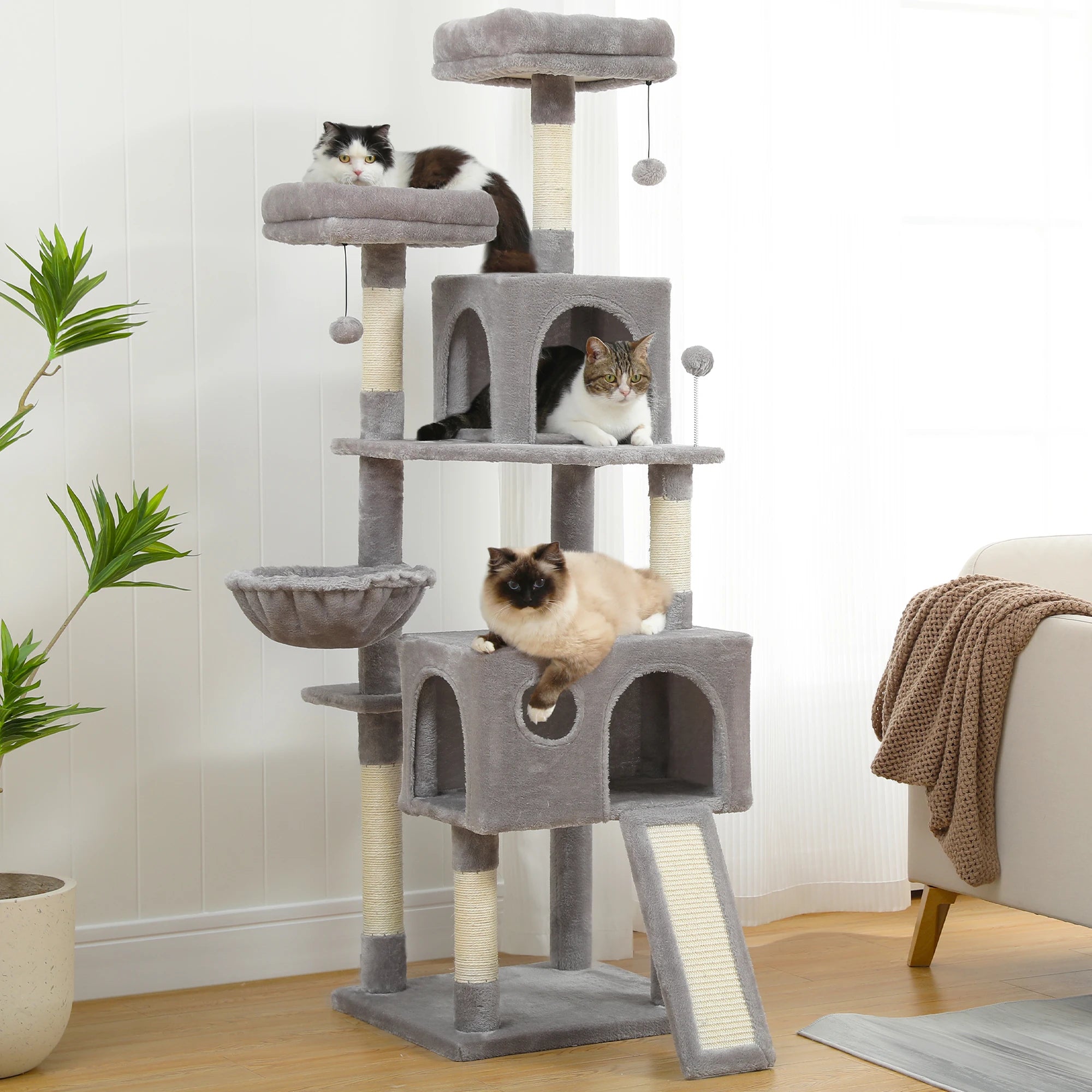 Cat Perch Tree House Condo