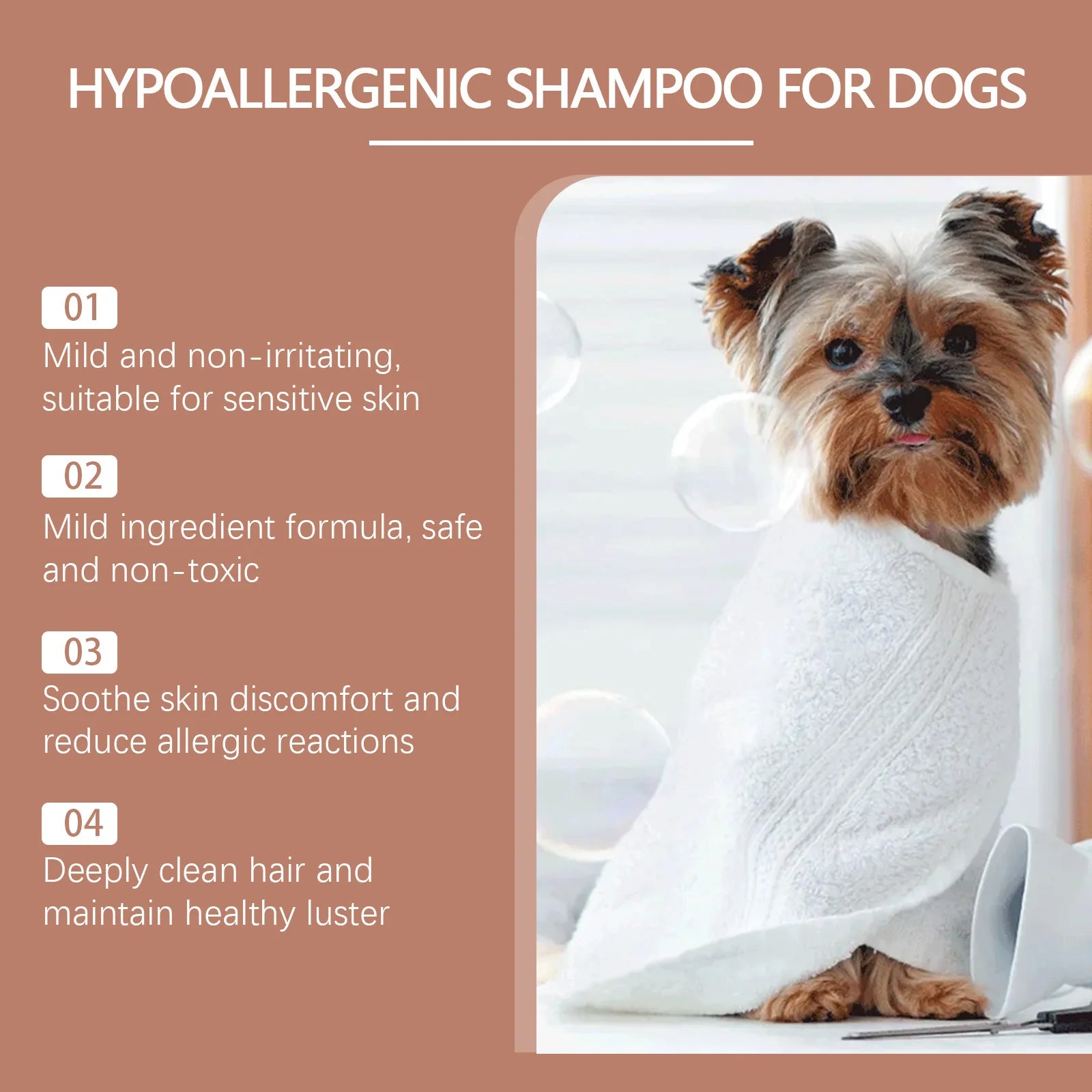 Hypoallergenic Moisturizing Dog Shampoo