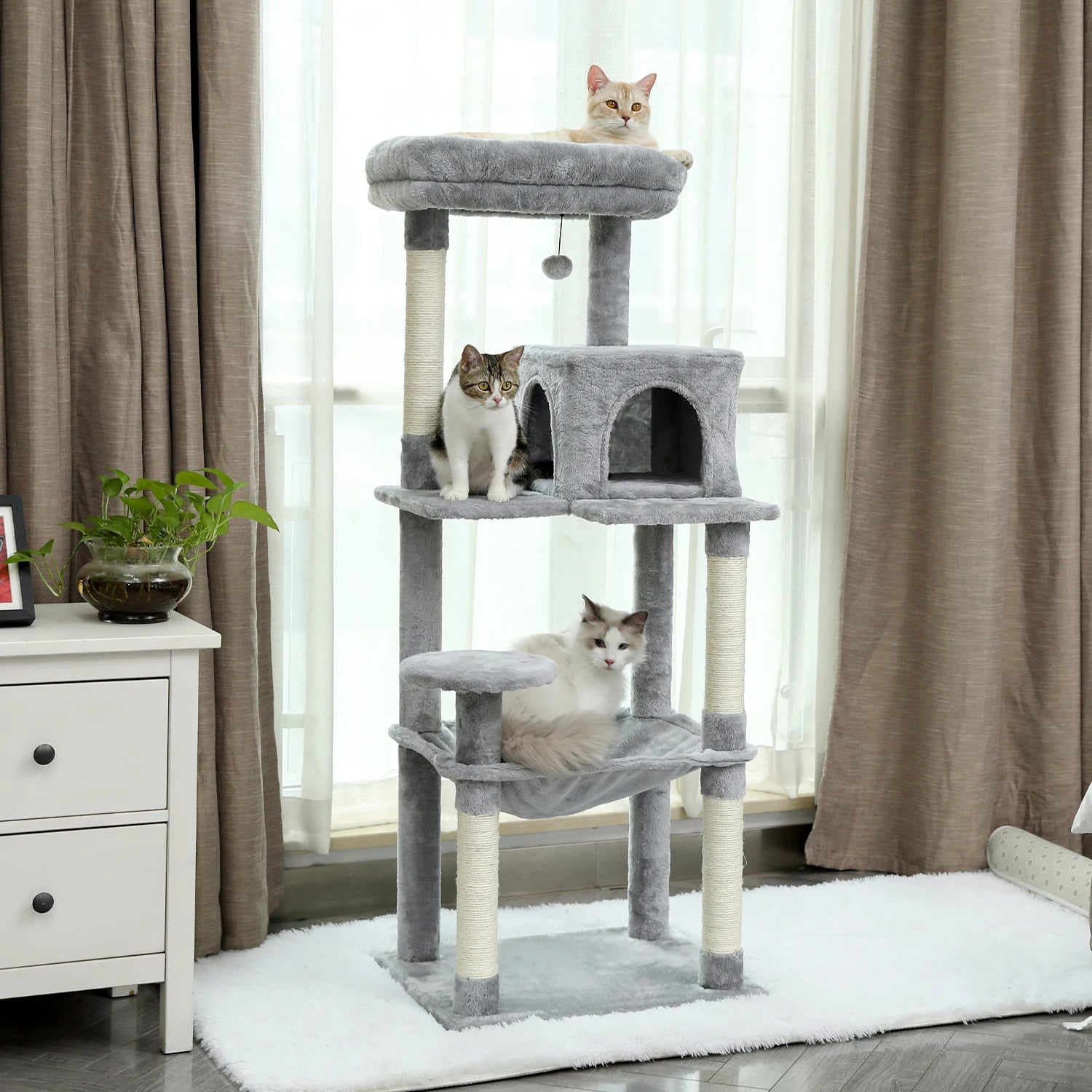 Cat Perch Tree House Condo