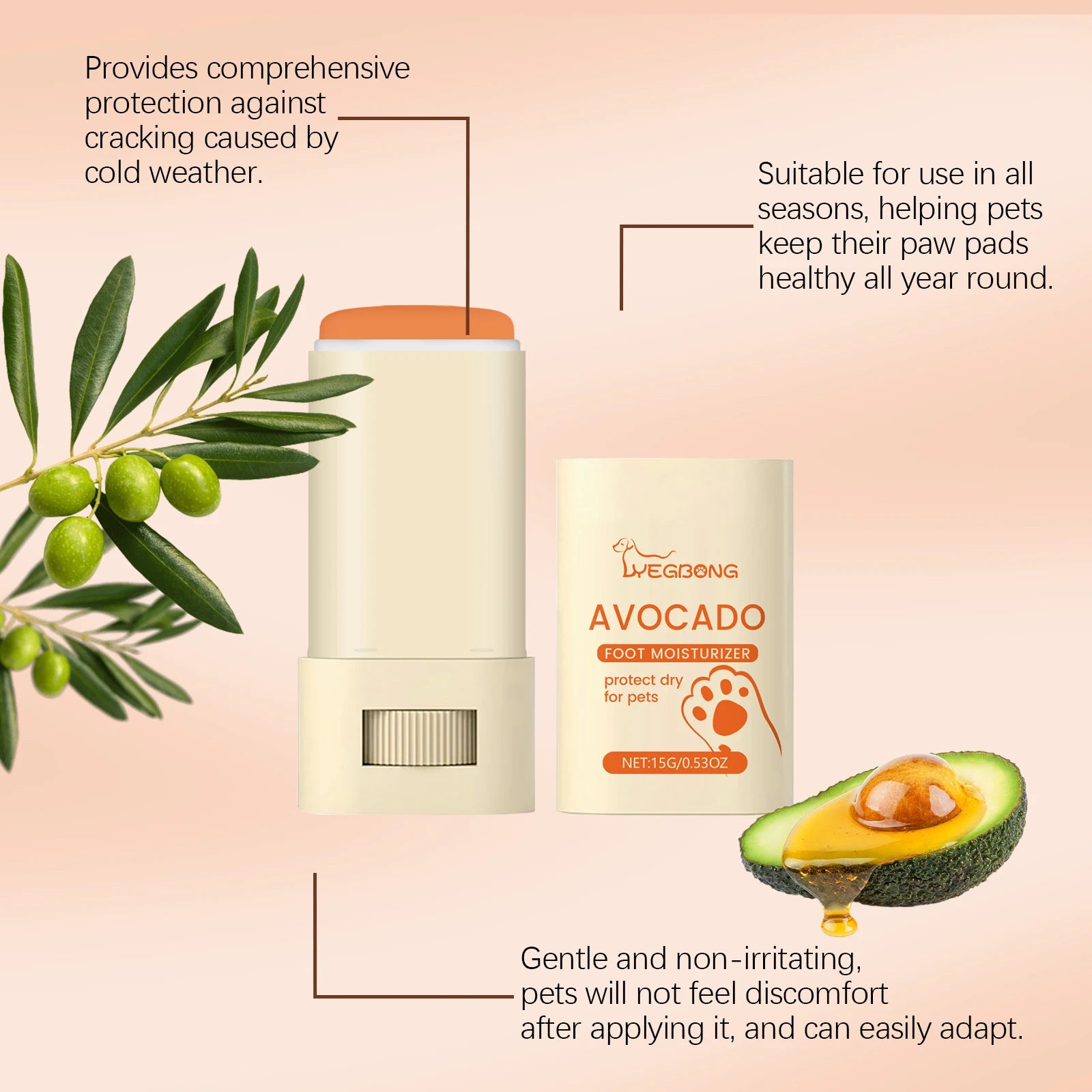 Pet Paw Care Moisturizing Balm