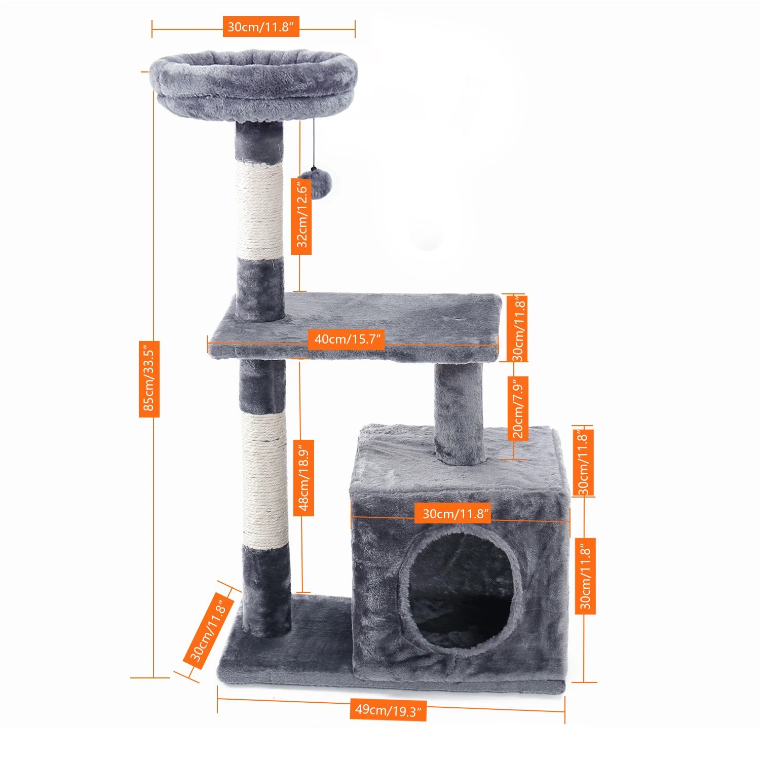 Cat Tree Condo Scratching Post House