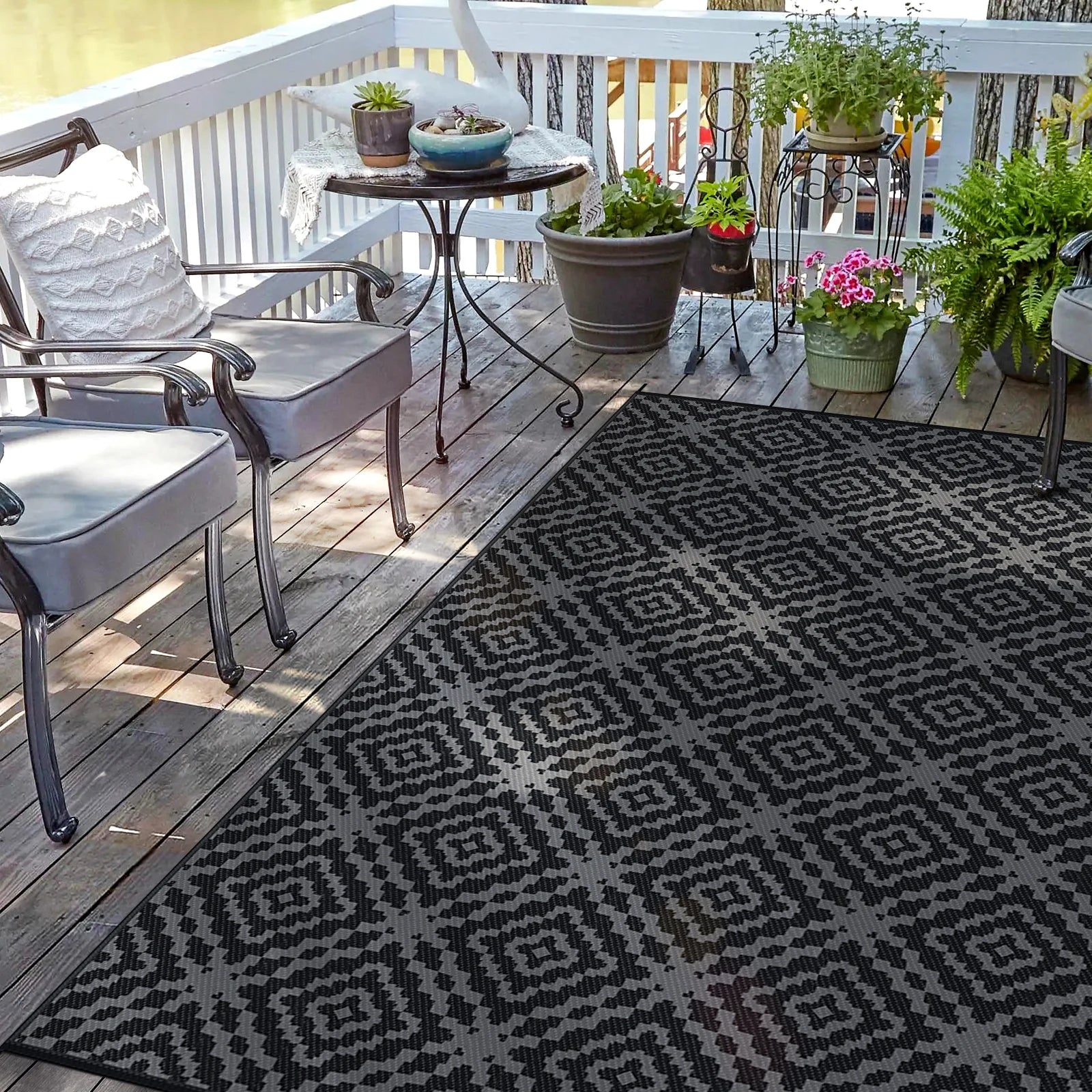 6x9FT Reversible Outdoor Rug