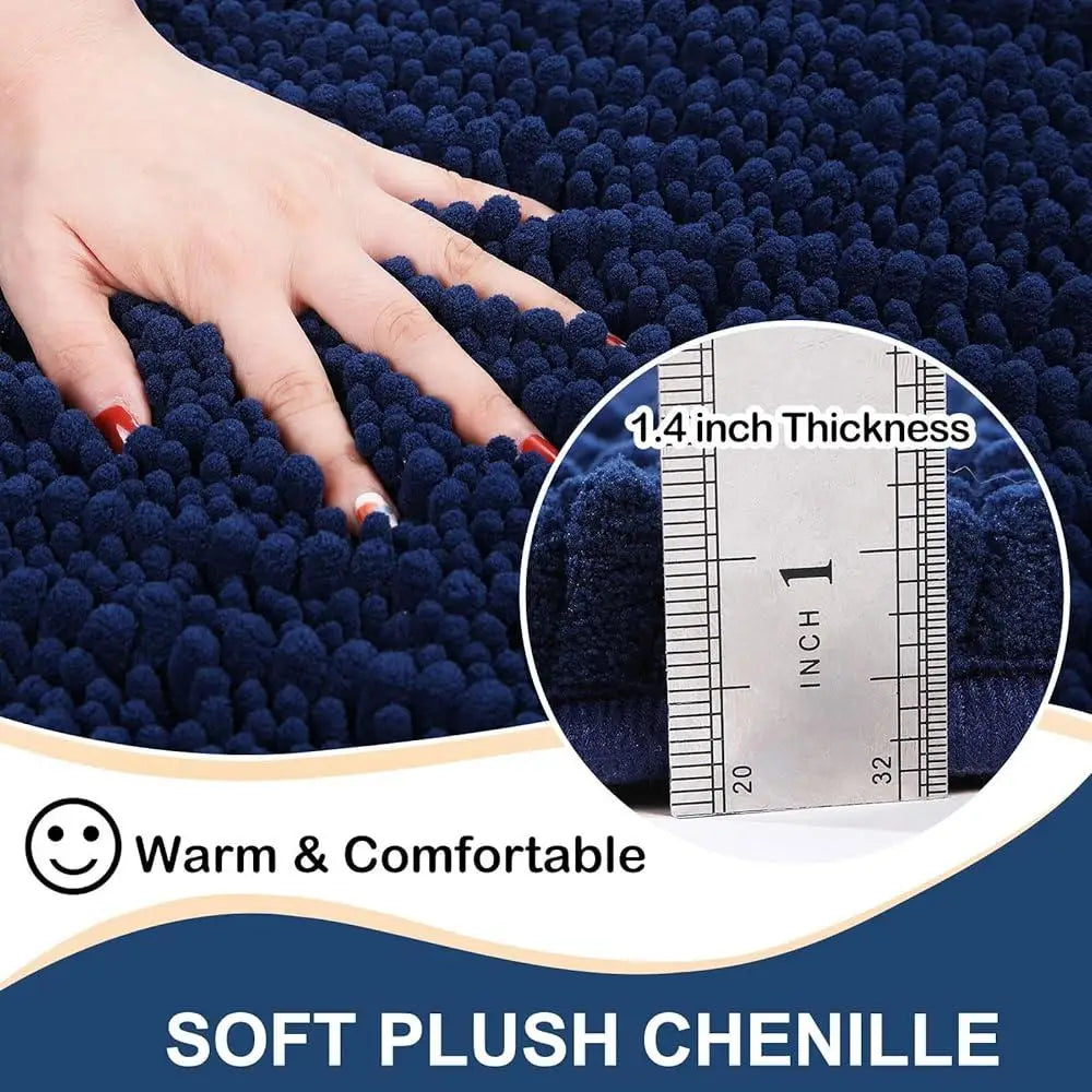 Ultra Soft Shaggy Non-Slip Bathroom Mat
