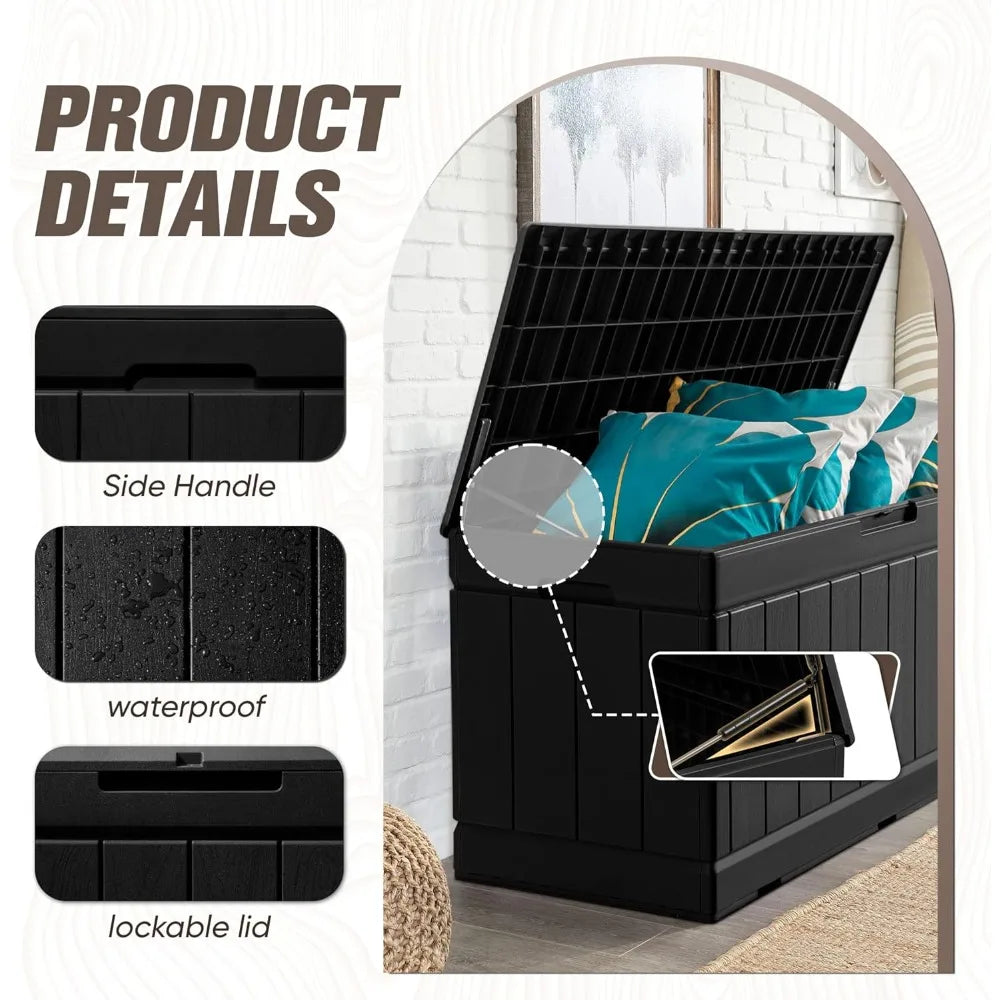 83 Gallon Large Outdoor Storage Box