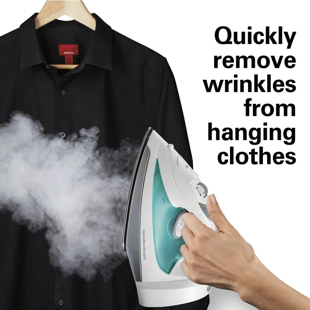 Stainless Steel Steam Iron with Retractable Cord