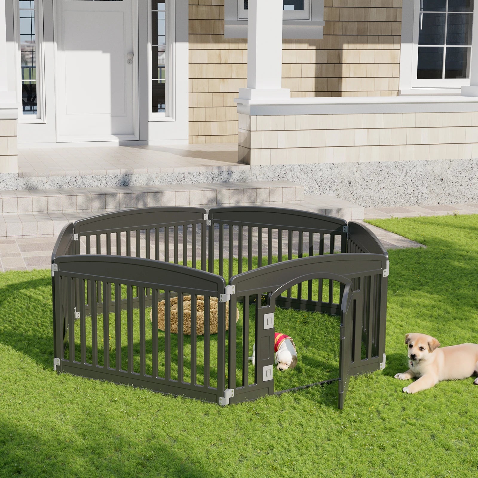 Portable & Lightweight Plastic Dog Playpen