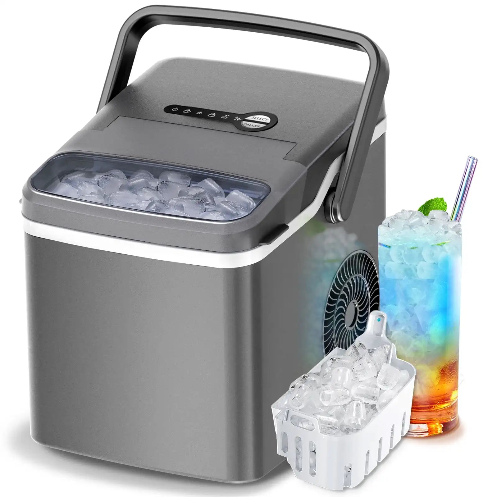 Portable Countertop Ice Maker
