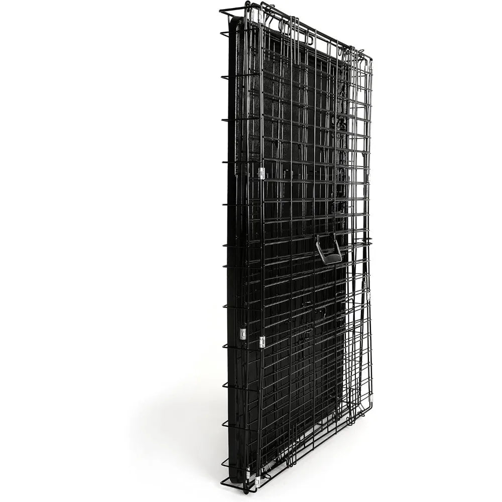 Foldable Dog Cage with 2 Doors