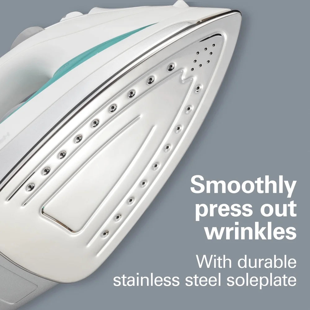 Stainless Steel Steam Iron with Retractable Cord