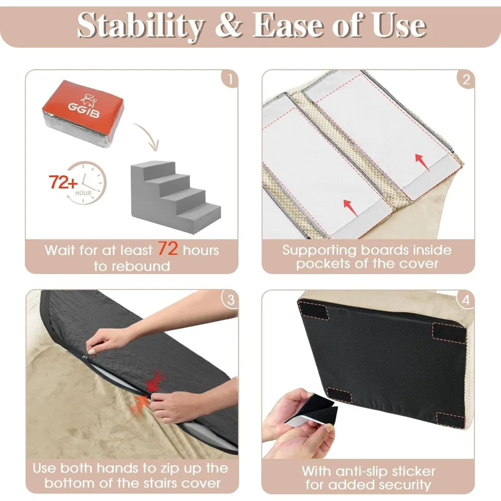 5-Step Safety Dog Stairs