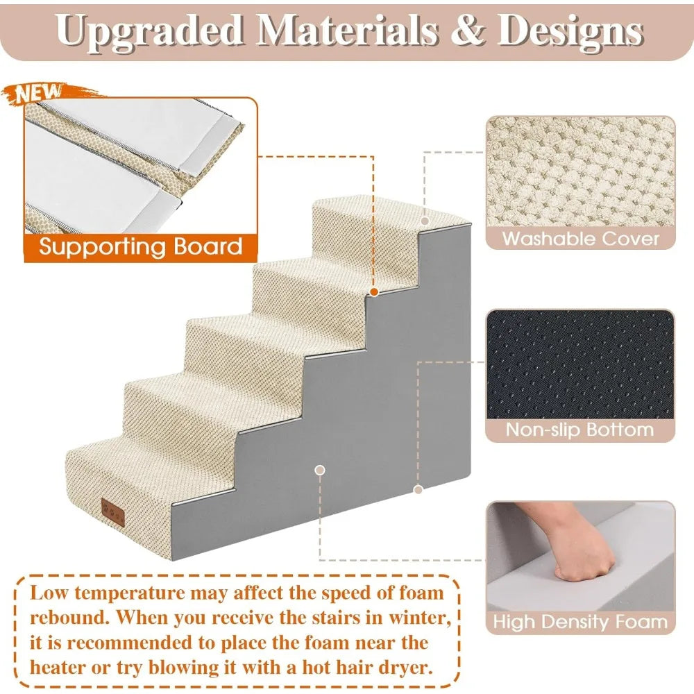 5-Step Safety Dog Stairs