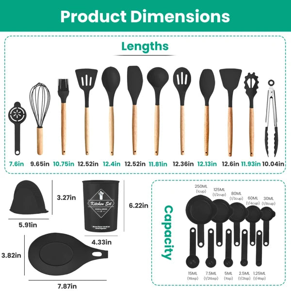 35Pcs Cookware Utensils Set