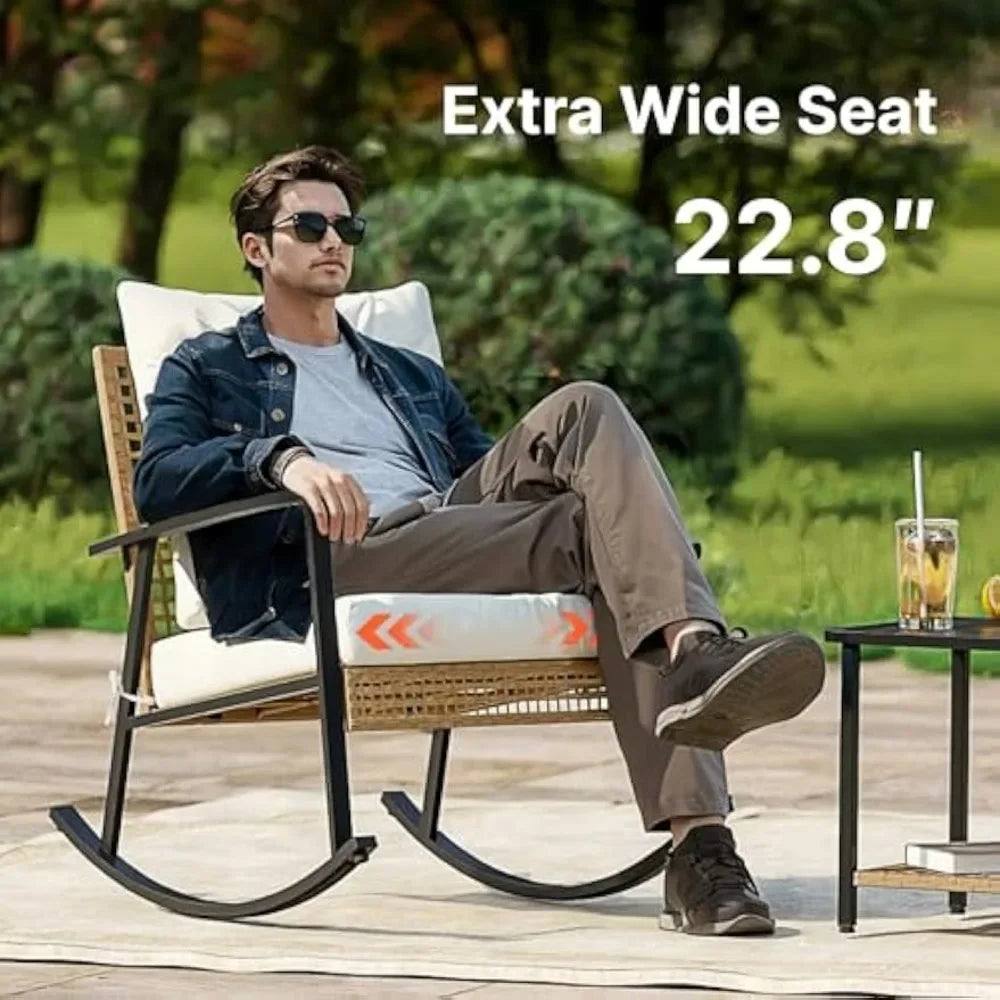 3 Piece Rocking Chair Furniture Set