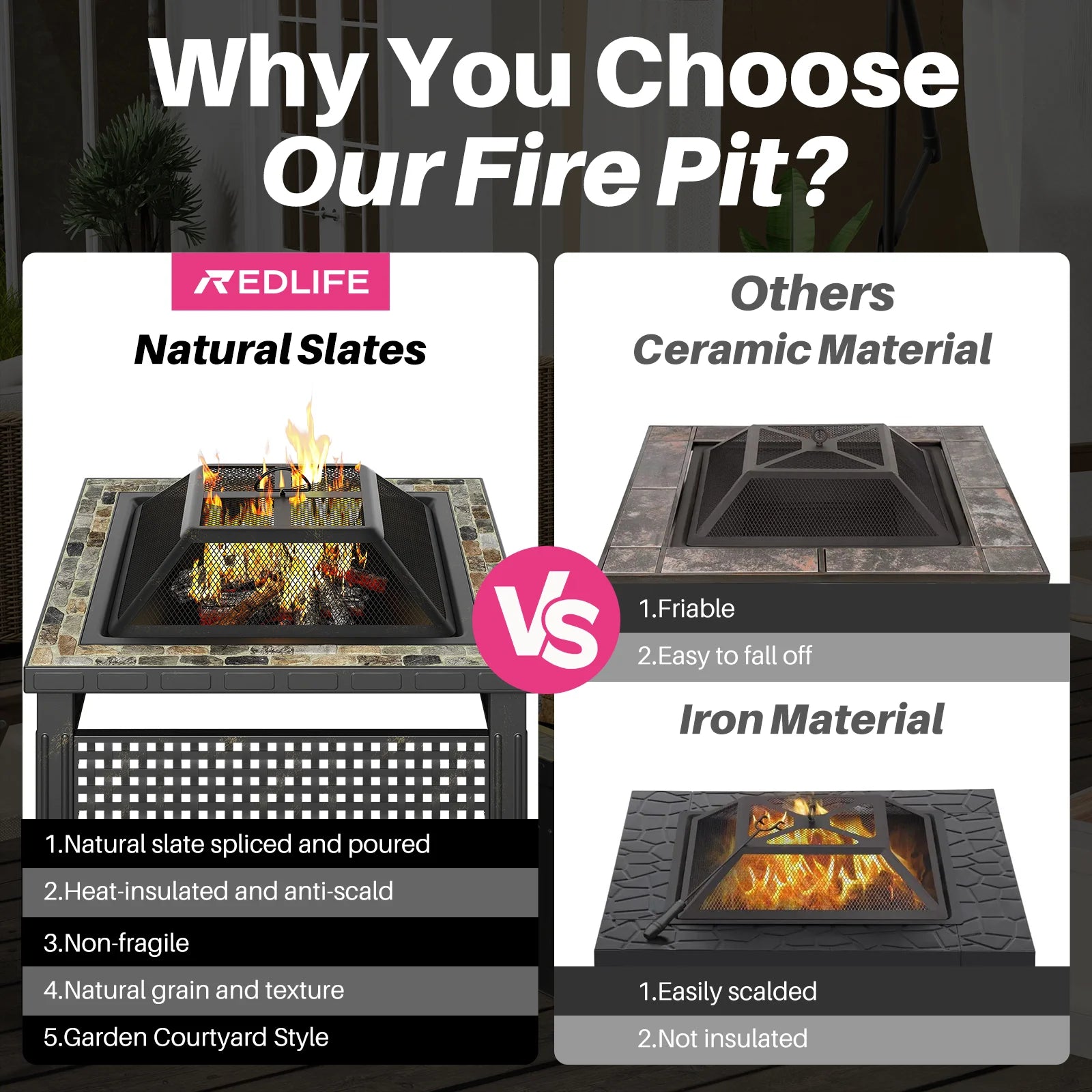 3-in-1 Multipurpose Firepit