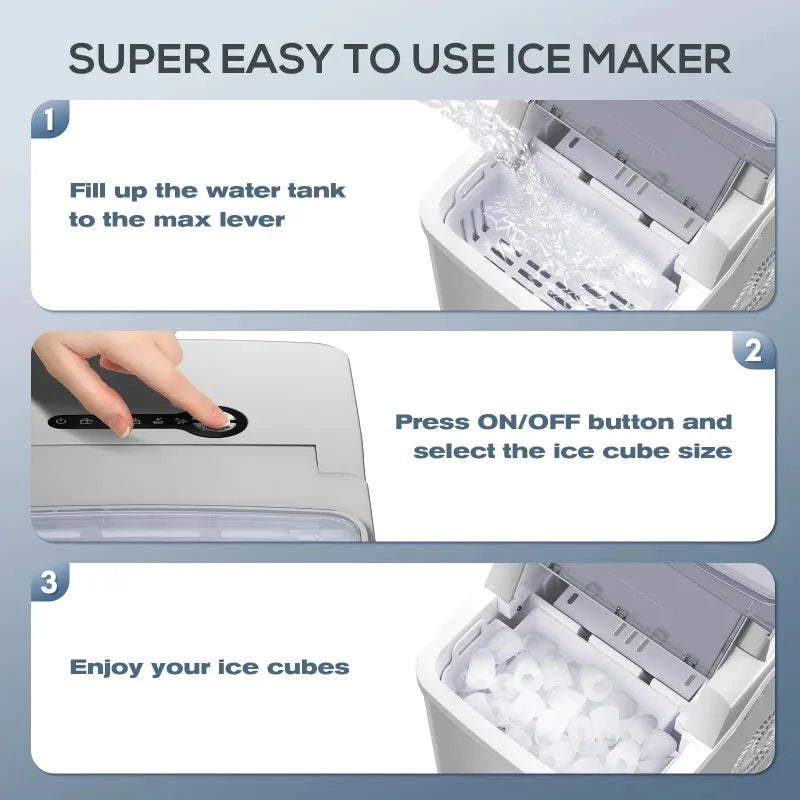 Portable Countertop Ice Maker