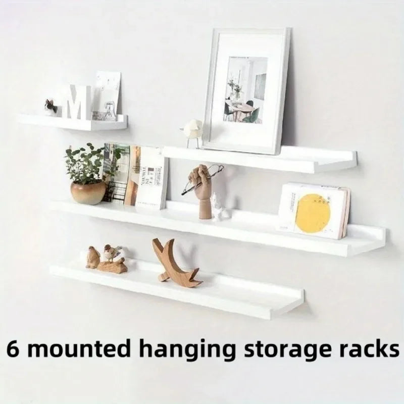 6 pieces -Solid Wood Shelfing       U-shaped hanging storage shelf   suitable for any room