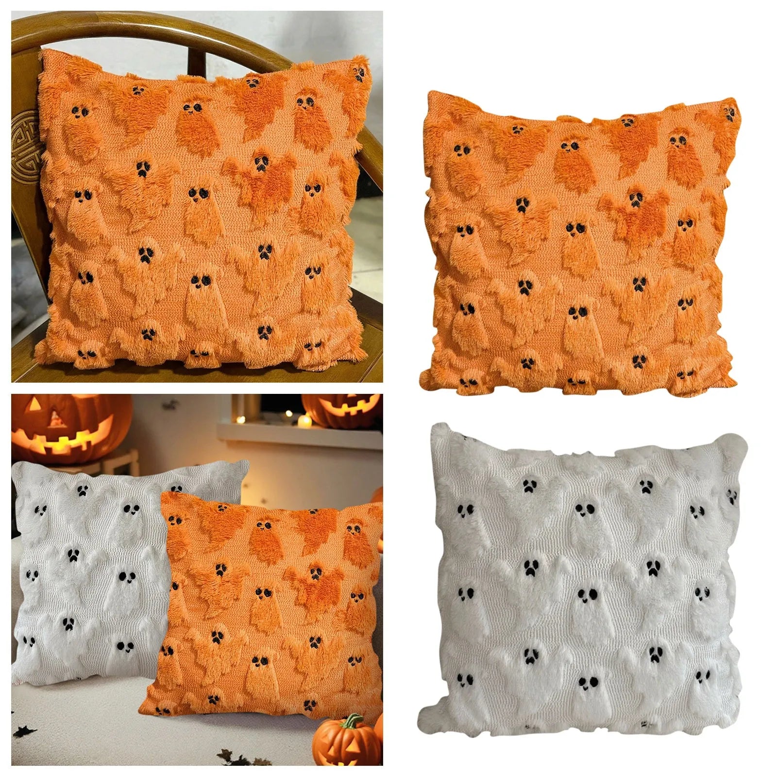 Halloween Printed Pillowcase Cover