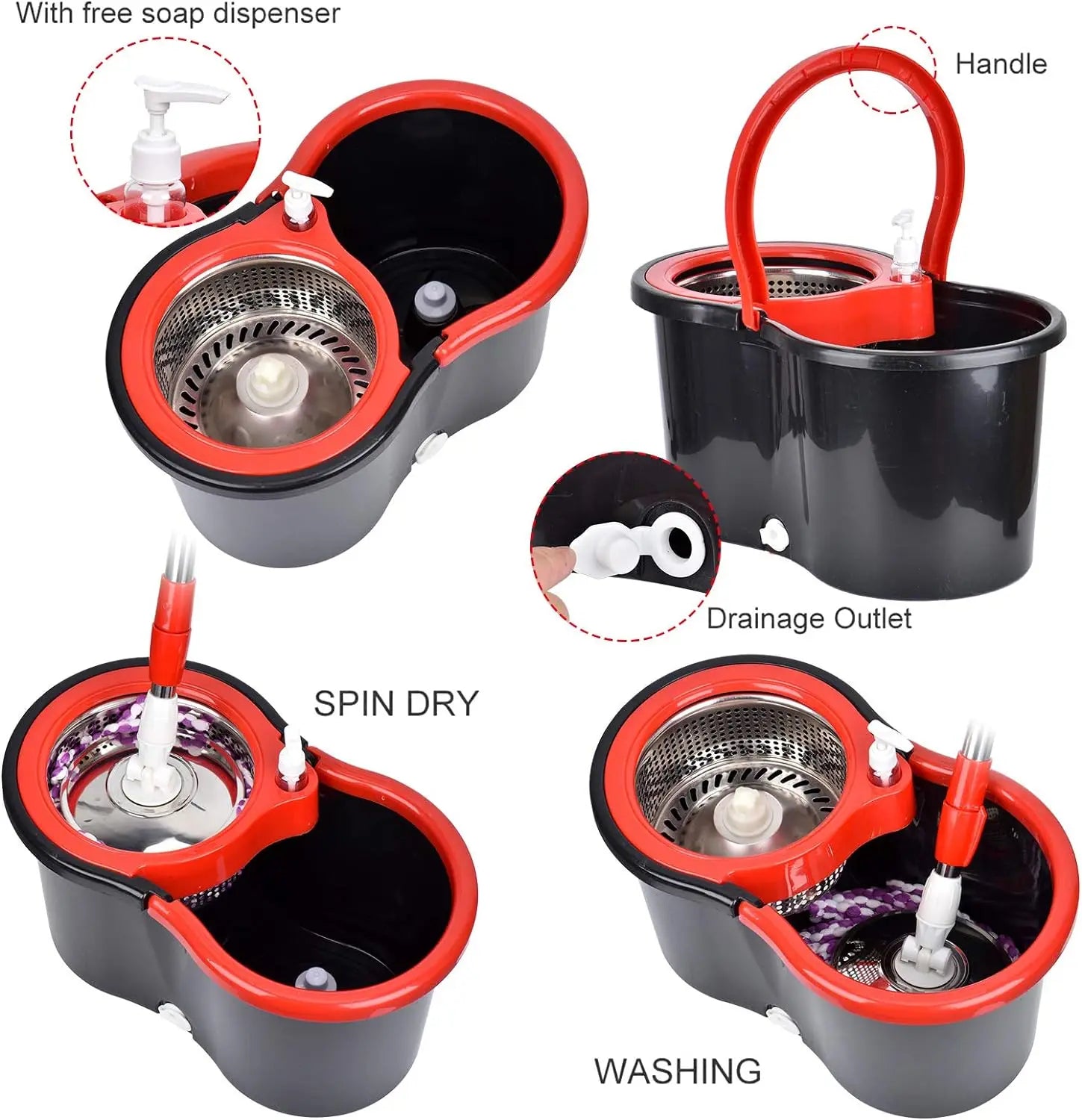 Spin Mop Bucket Set