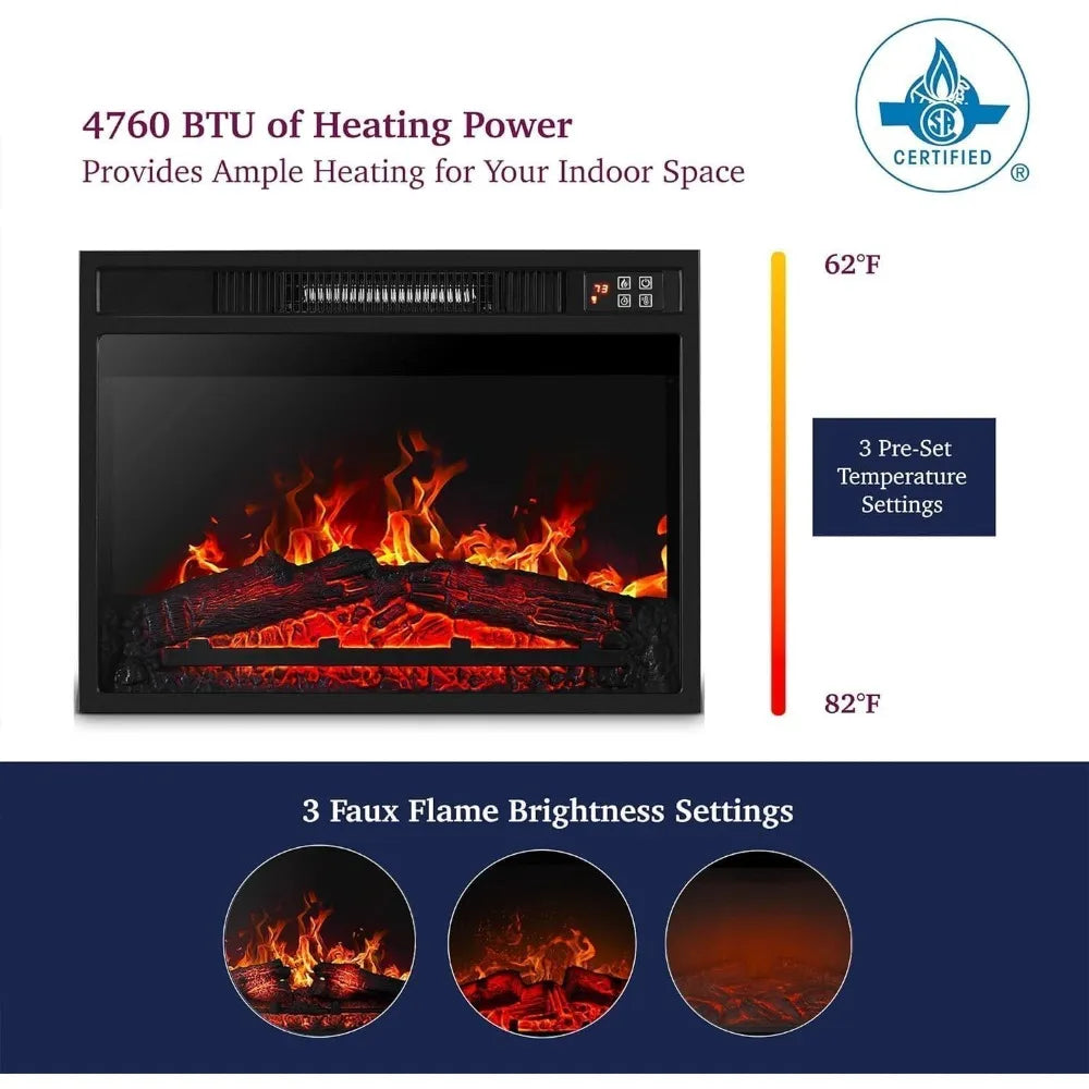 44" Electric Fireplace Mantel