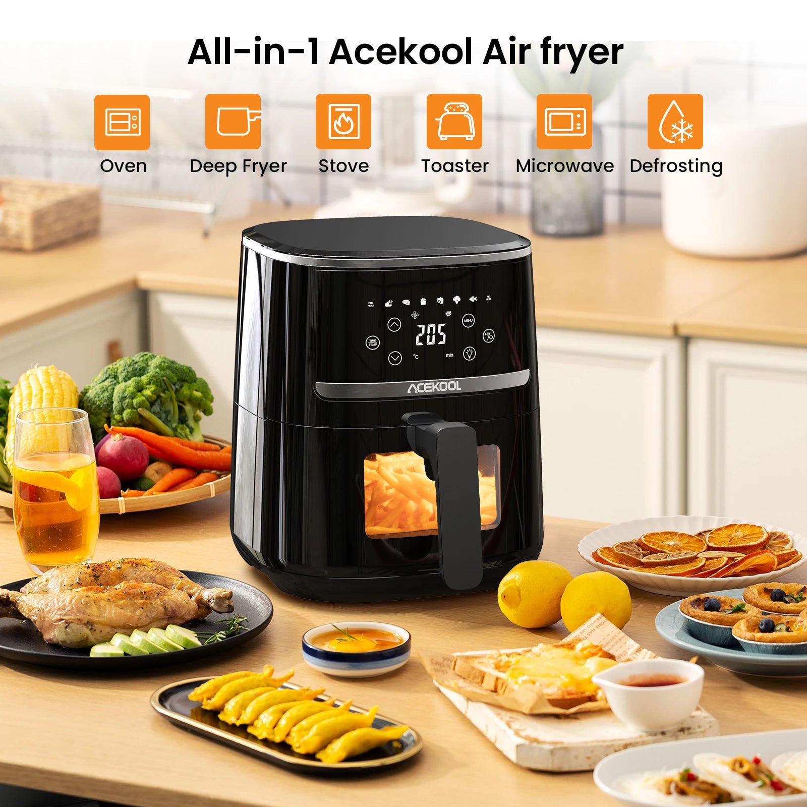 5 Quart Touch Screen Air Fryer