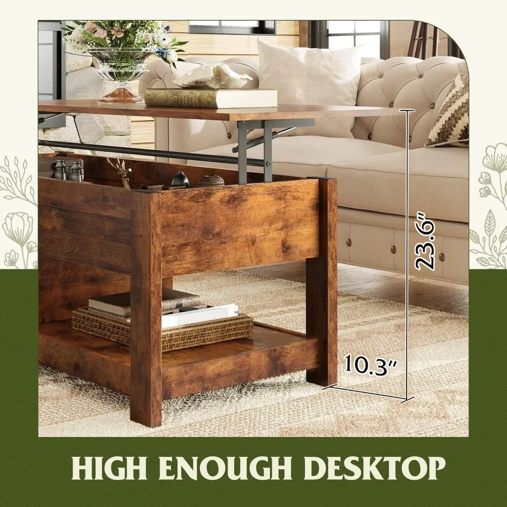 Large Storage Capacity Coffee Table