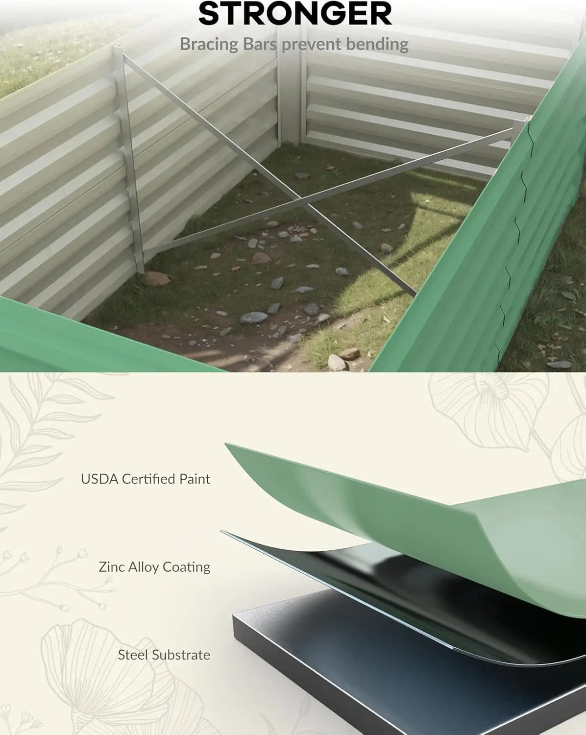 Galvanized Raised Garden Bed