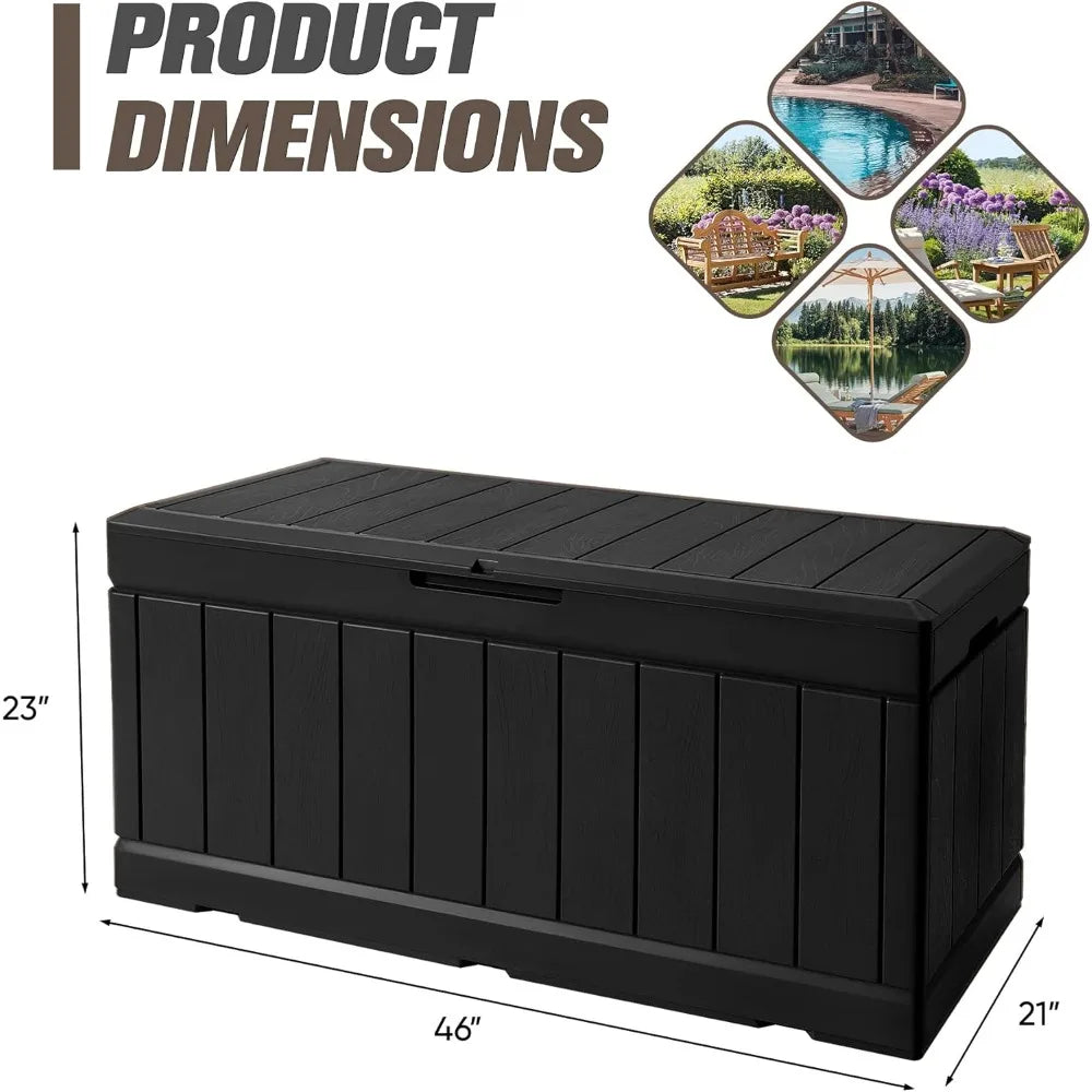 83 Gallon Large Outdoor Storage Box