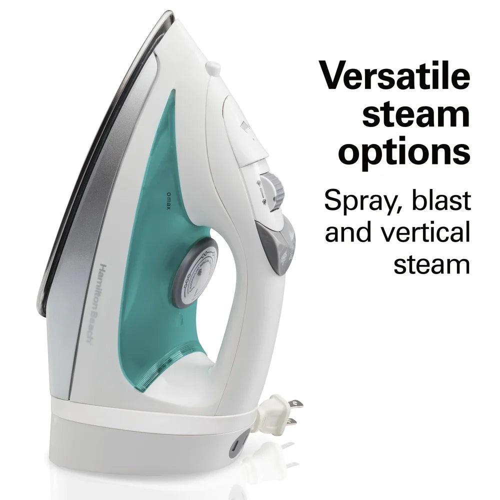 Stainless Steel Steam Iron with Retractable Cord