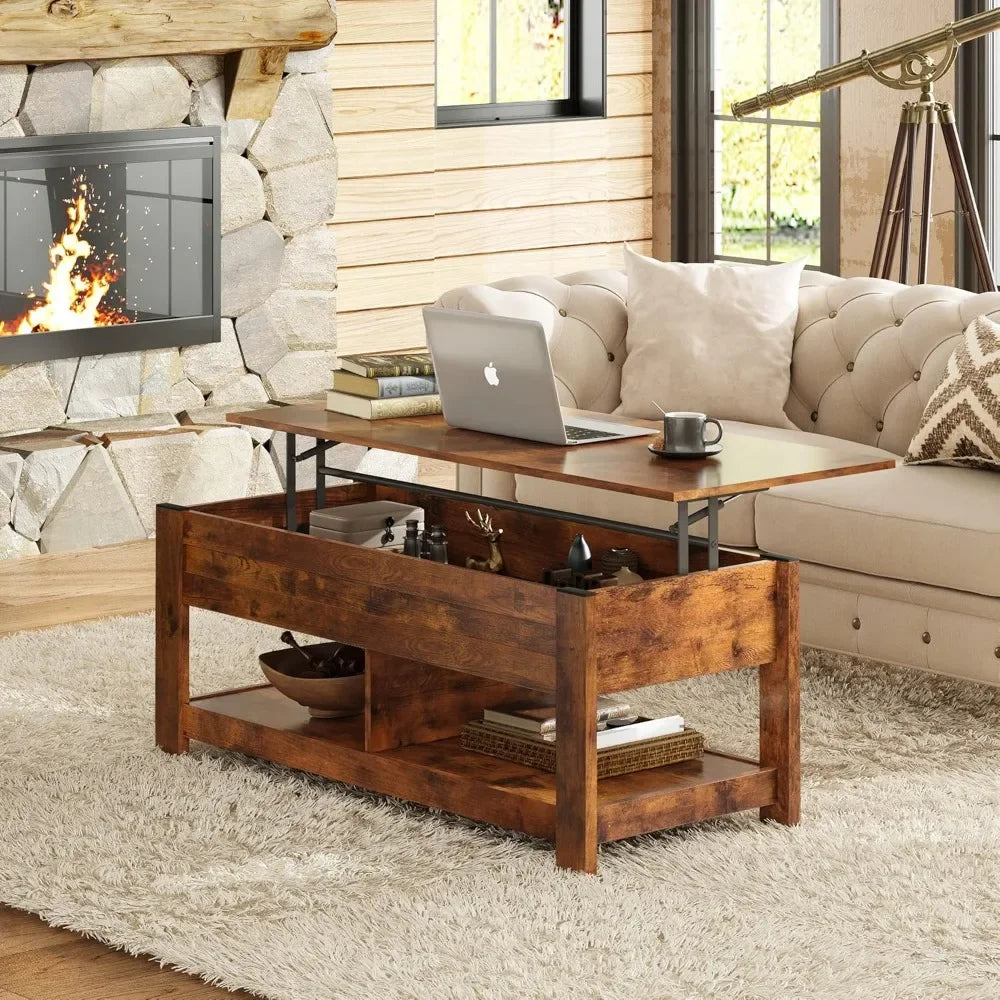 Large Storage Capacity Coffee Table