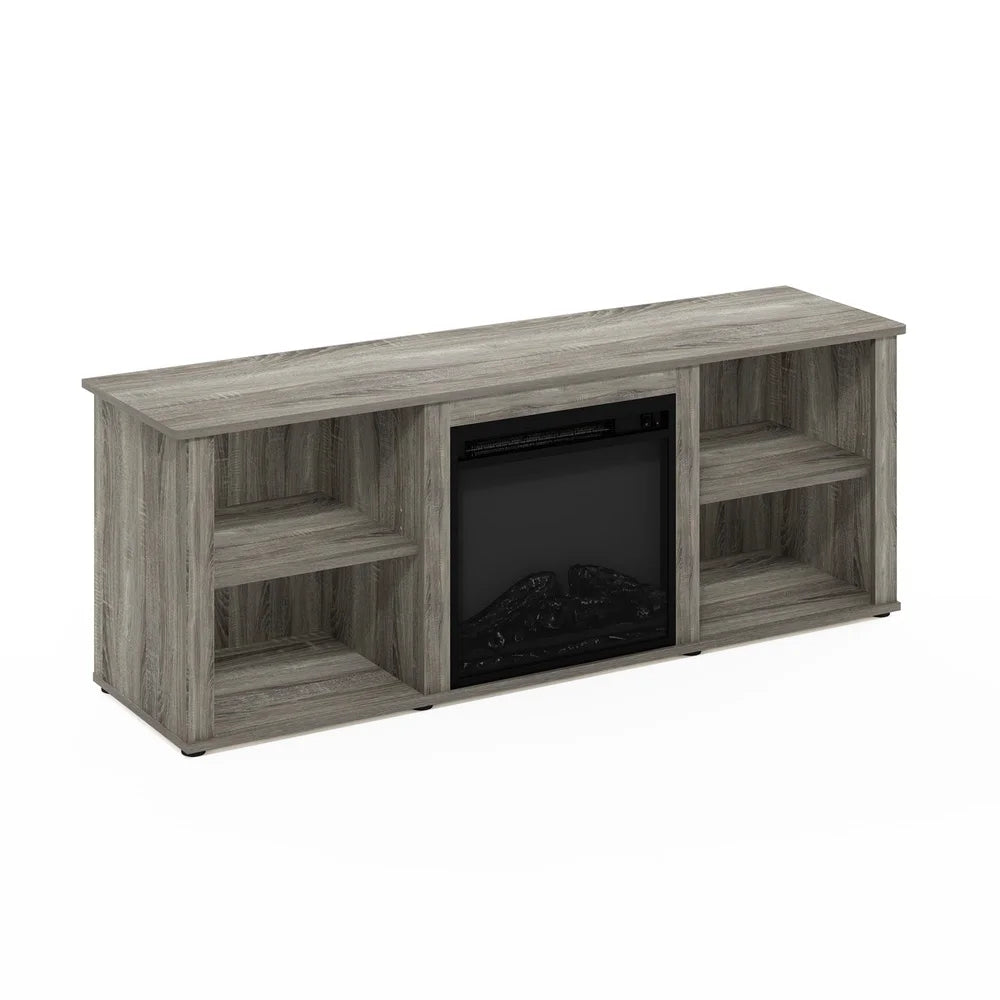 60 Inch TV Stand with Electric Fireplace