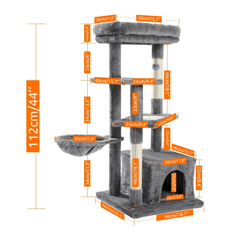 Cat Tree Condo Scratching Post House
