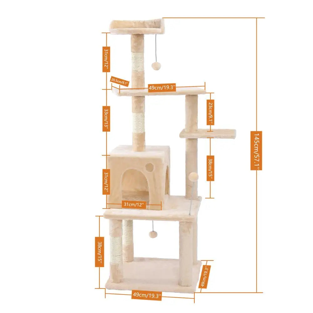 Cat Perch Tree House Condo