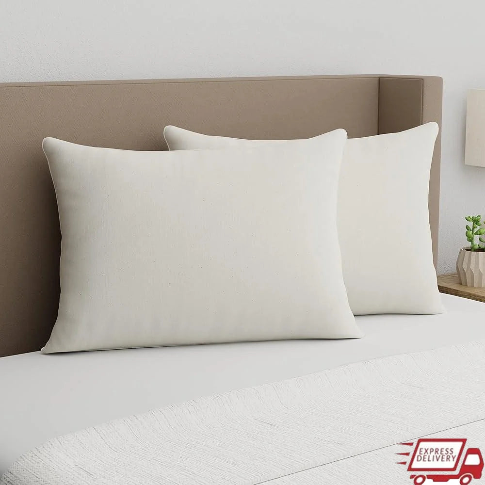 Organic Cotton Allergy Bed Pillow - 2 pack