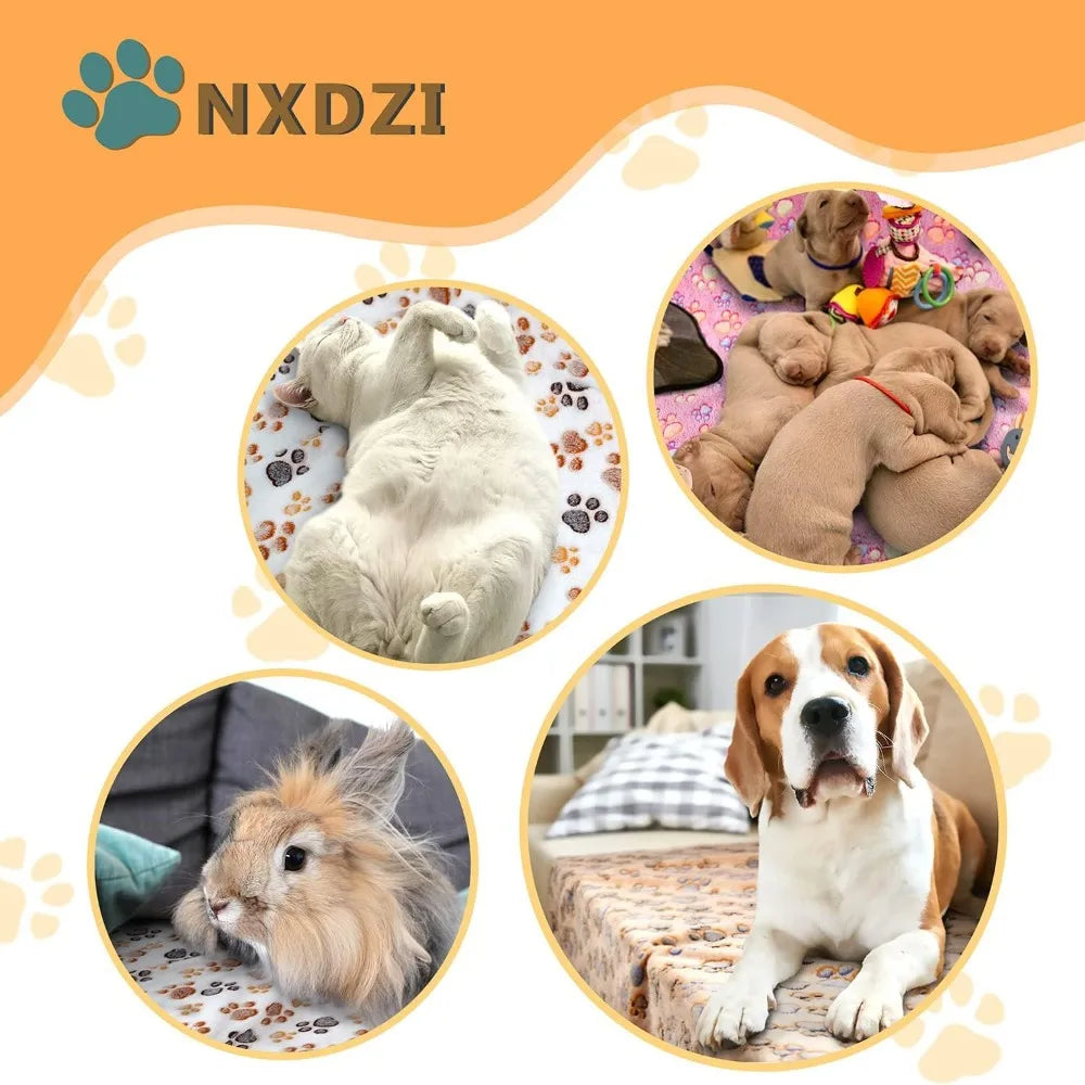 3 Pack - Large Washable Dog Blanket