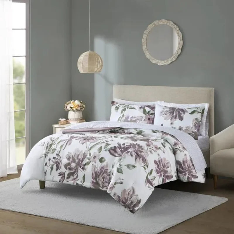 Floral Mauve Bed in a Bag Set