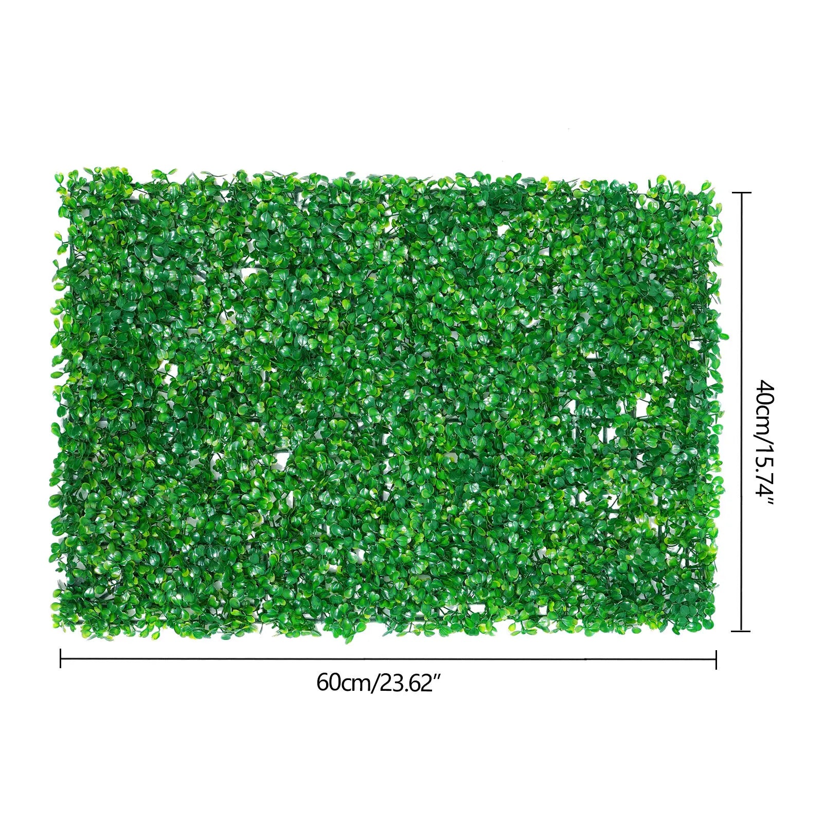 12Pcs Artificial Boxwood Mat Fence Hedge