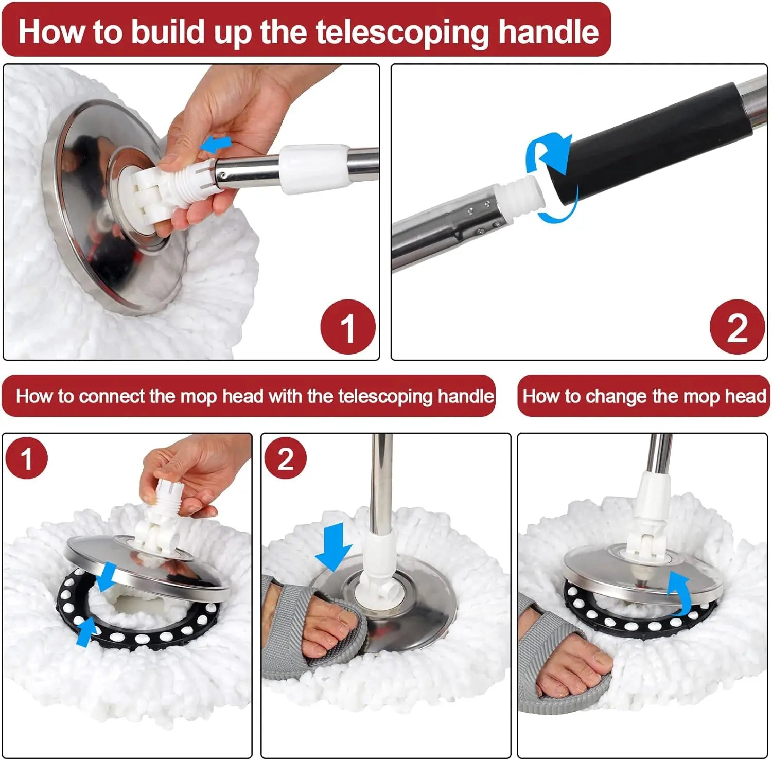 Spin Mop Bucket Set