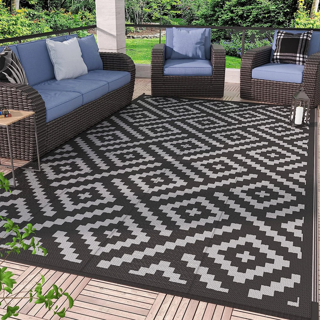 6x9FT Reversible Outdoor Rug