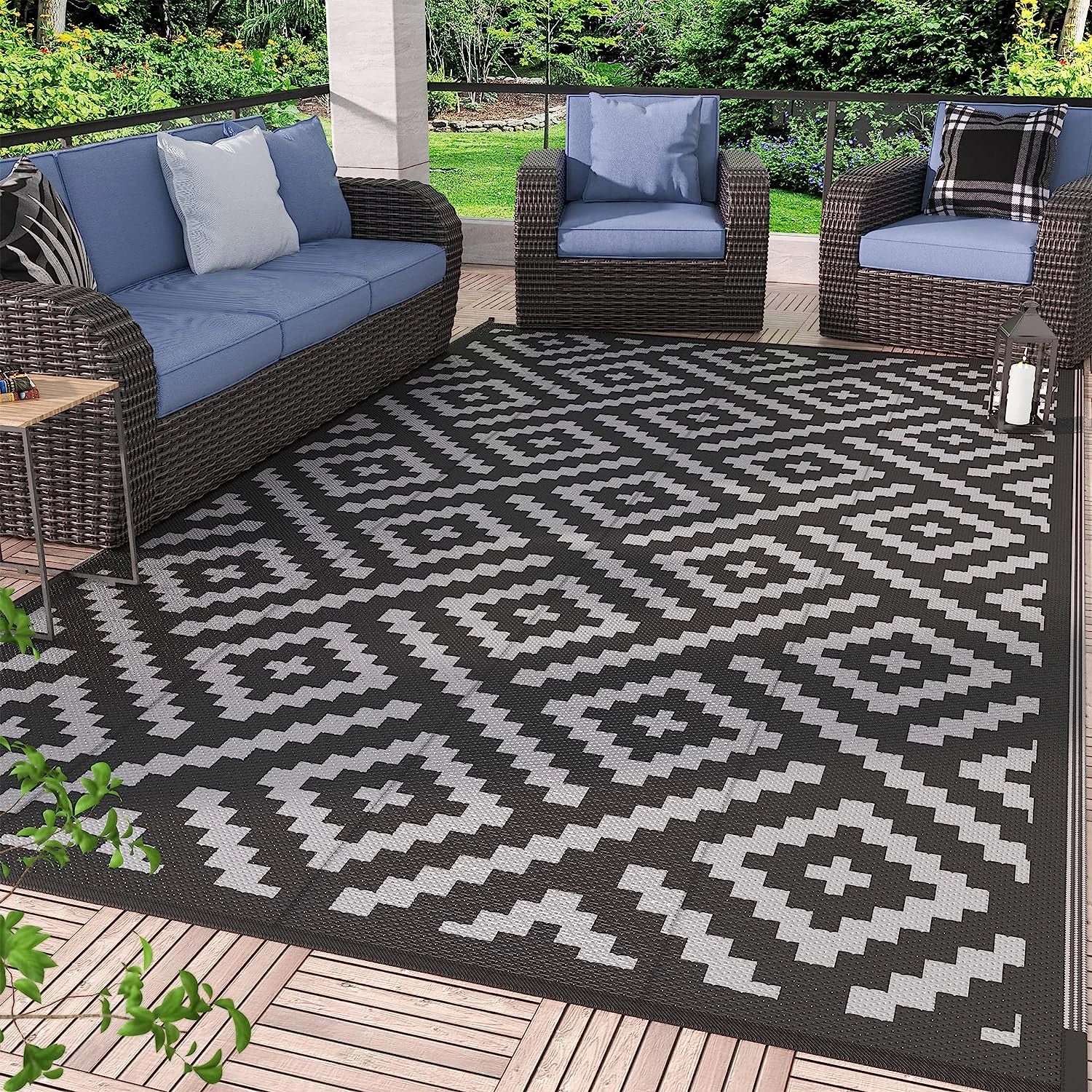6x9FT Reversible Outdoor Rug