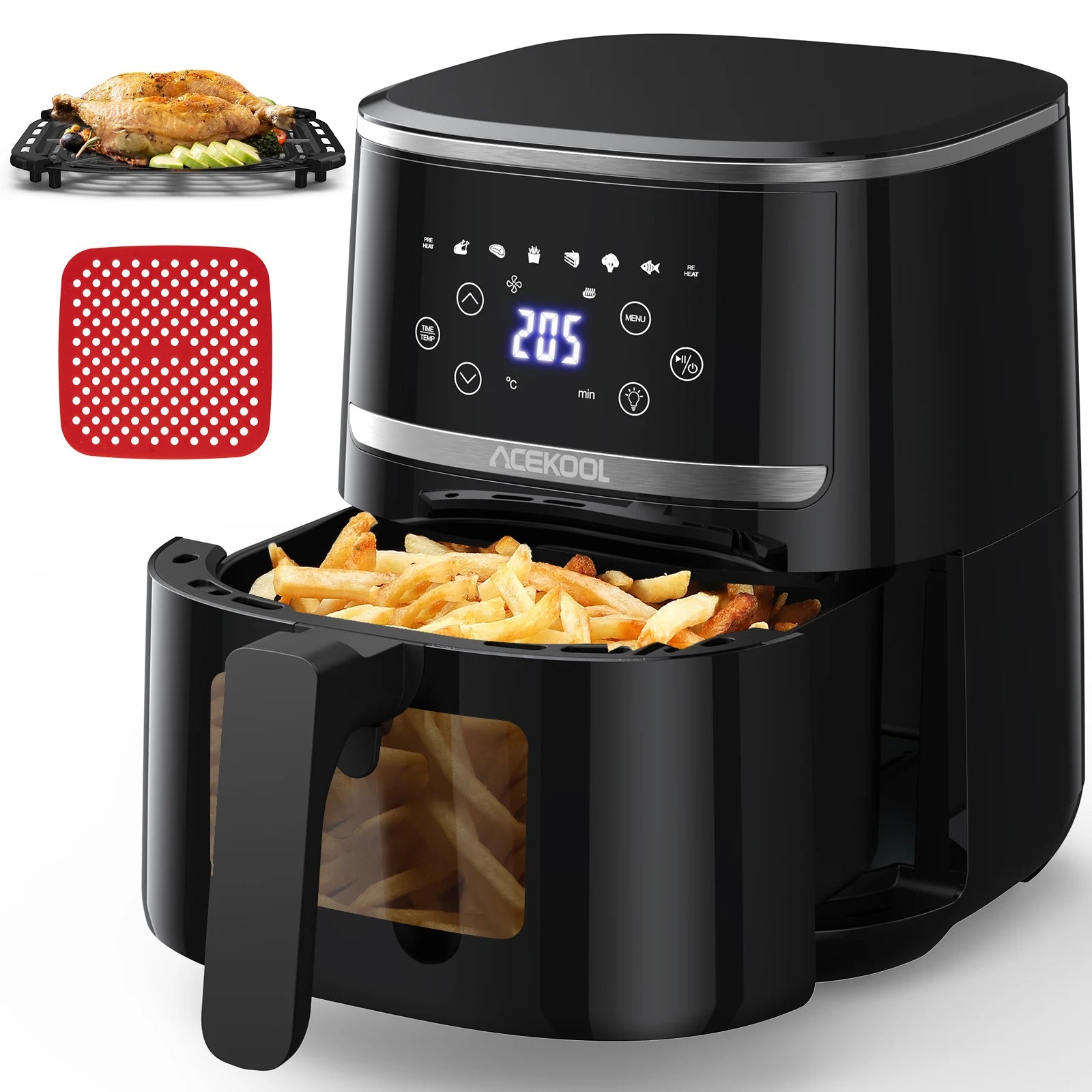 5 Quart Touch Screen Air Fryer