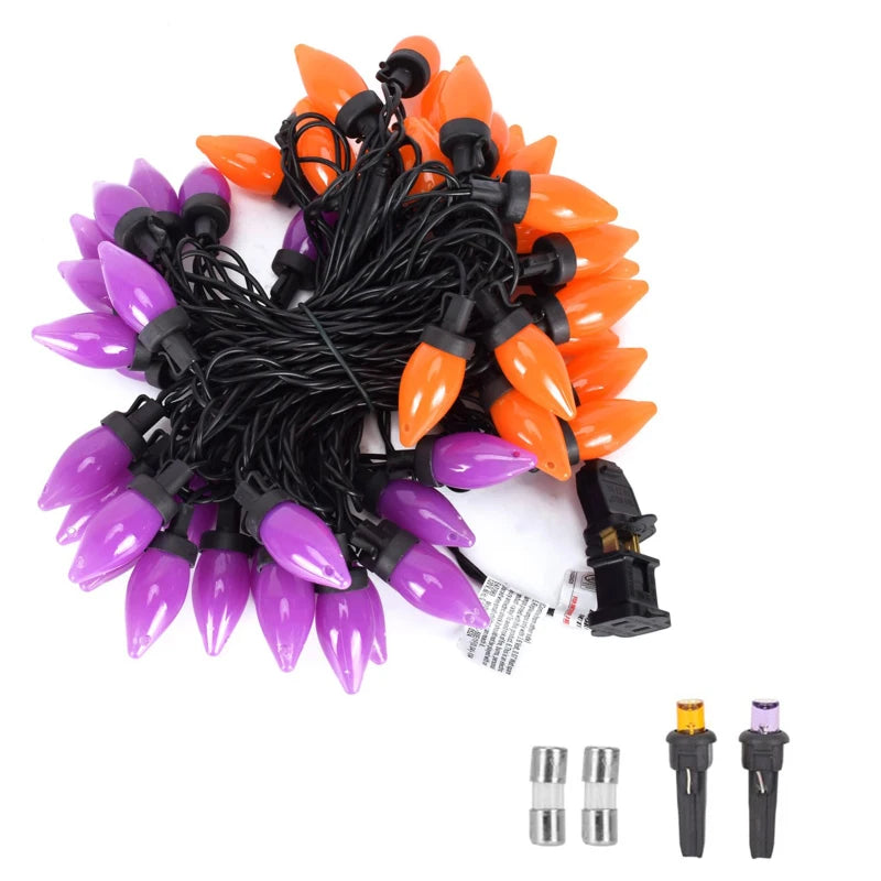 27ft Outdoor Holiday String Lights