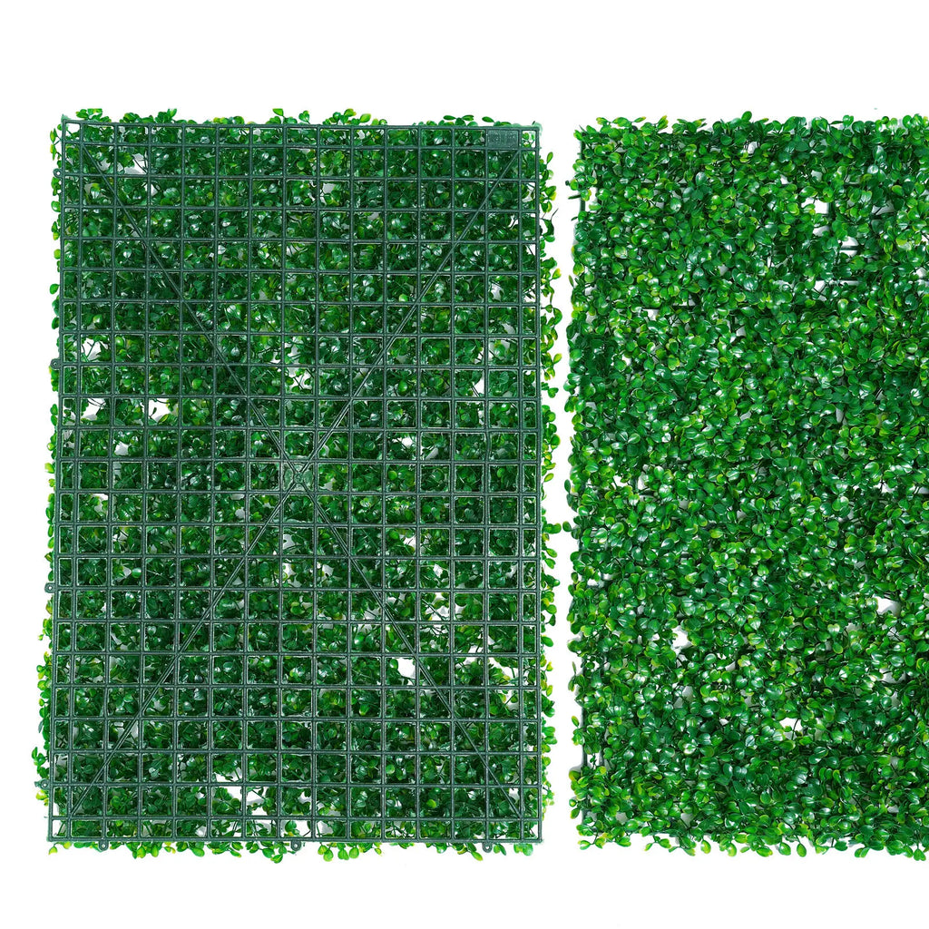 12Pcs Artificial Boxwood Mat Fence Hedge