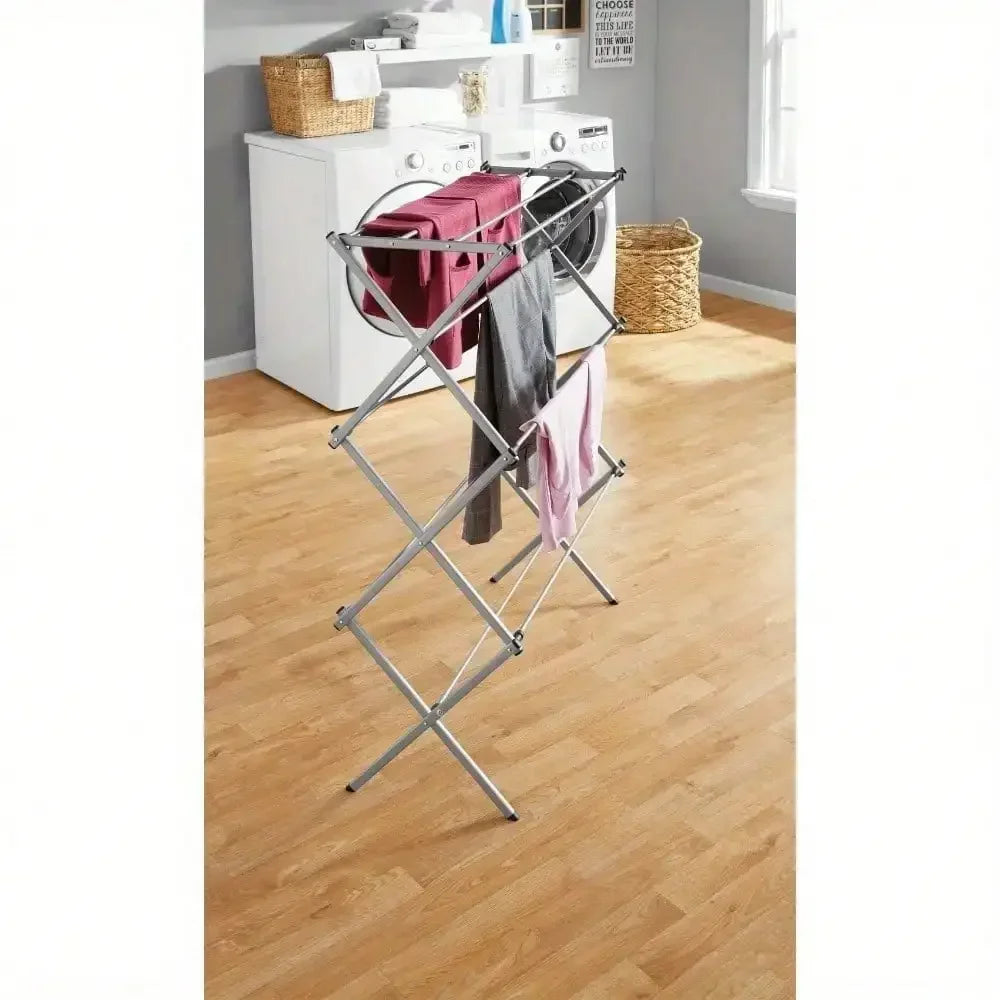 Oversized Collapsible Steel Laundry Drying Rack