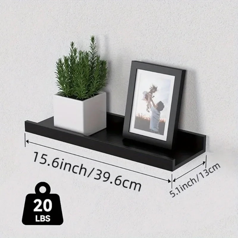 6 pieces -Solid Wood Shelfing       U-shaped hanging storage shelf   suitable for any room