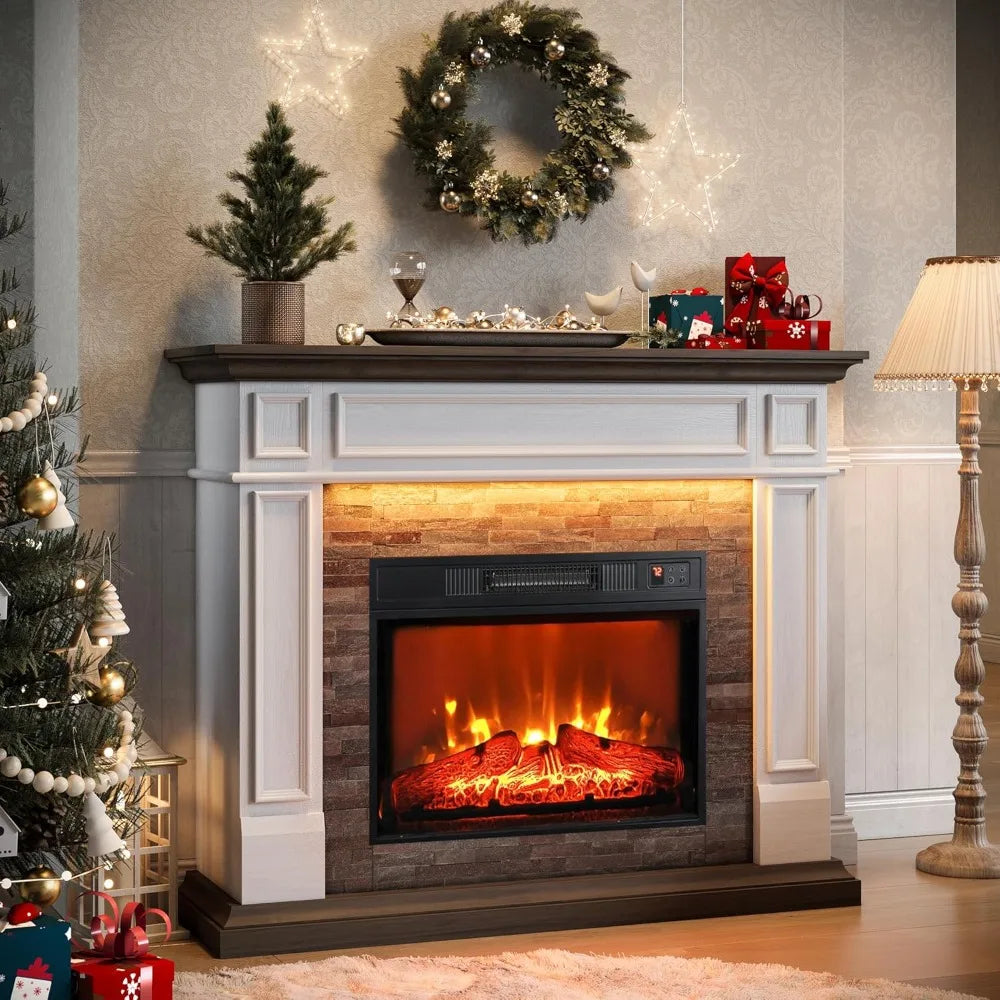 44" Electric Fireplace Mantel