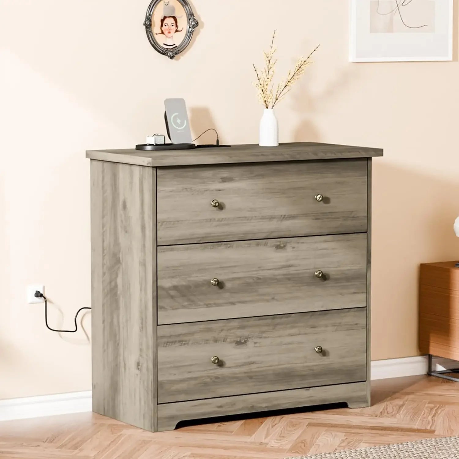 Tall Dresser - 6 Drawer Chest of Drawers