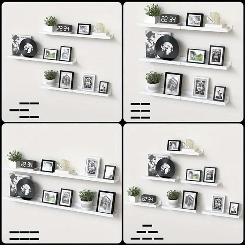 6 pieces -Solid Wood Shelfing       U-shaped hanging storage shelf   suitable for any room