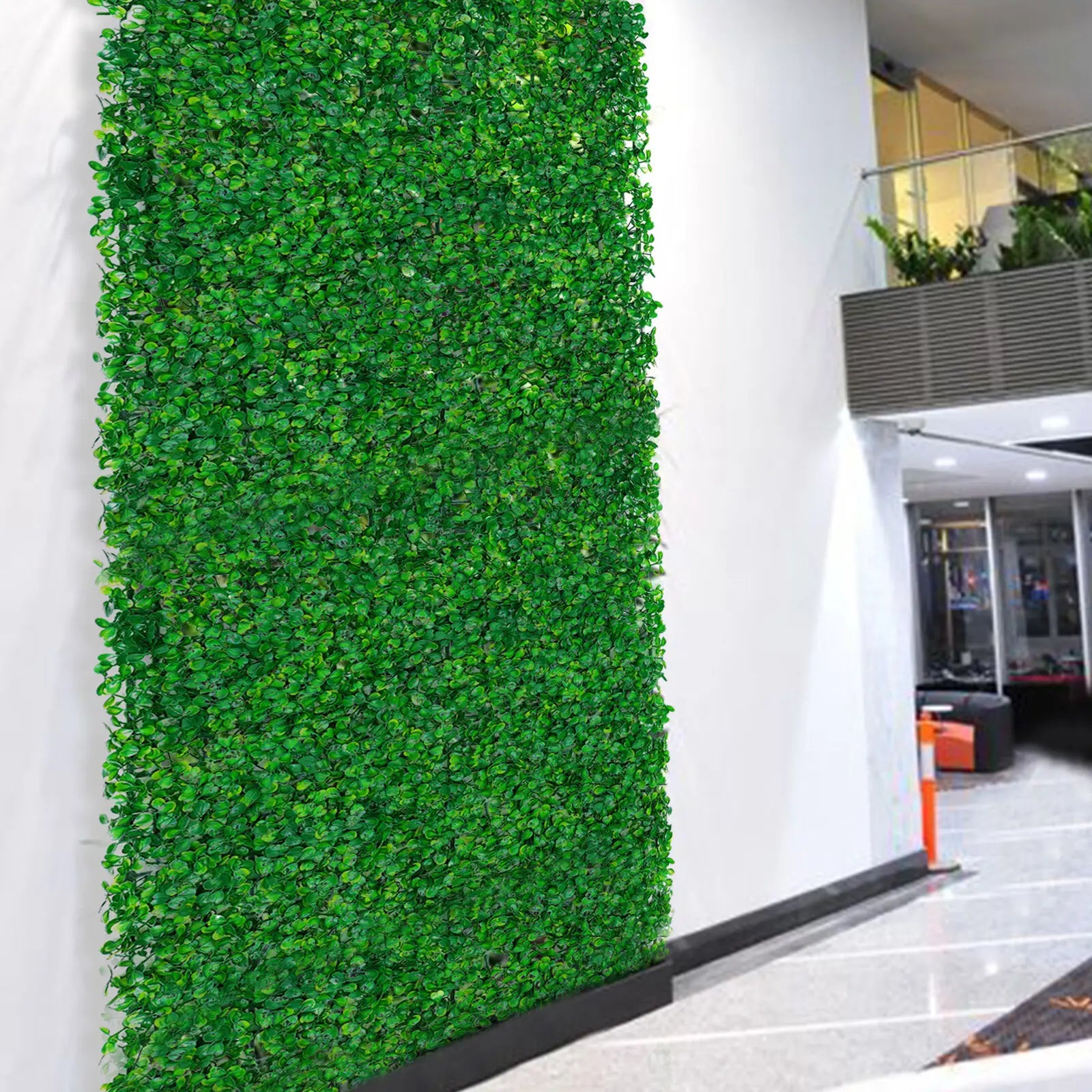 12Pcs Artificial Boxwood Mat Fence Hedge