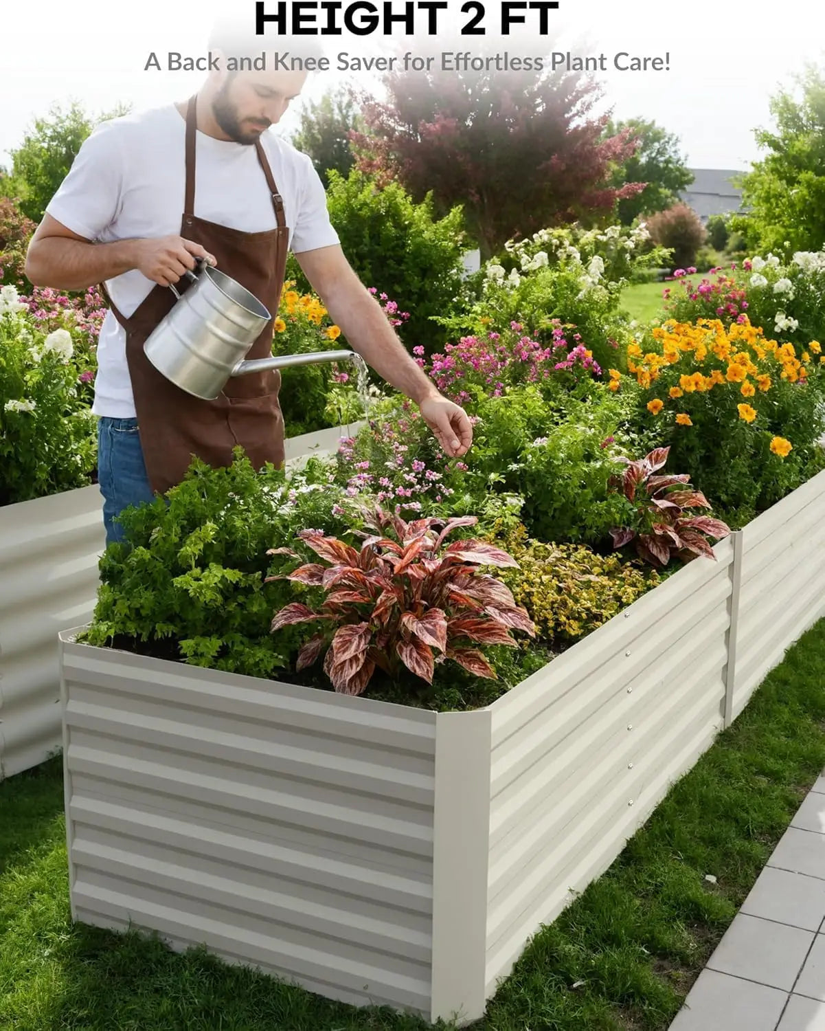 Galvanized Raised Garden Bed