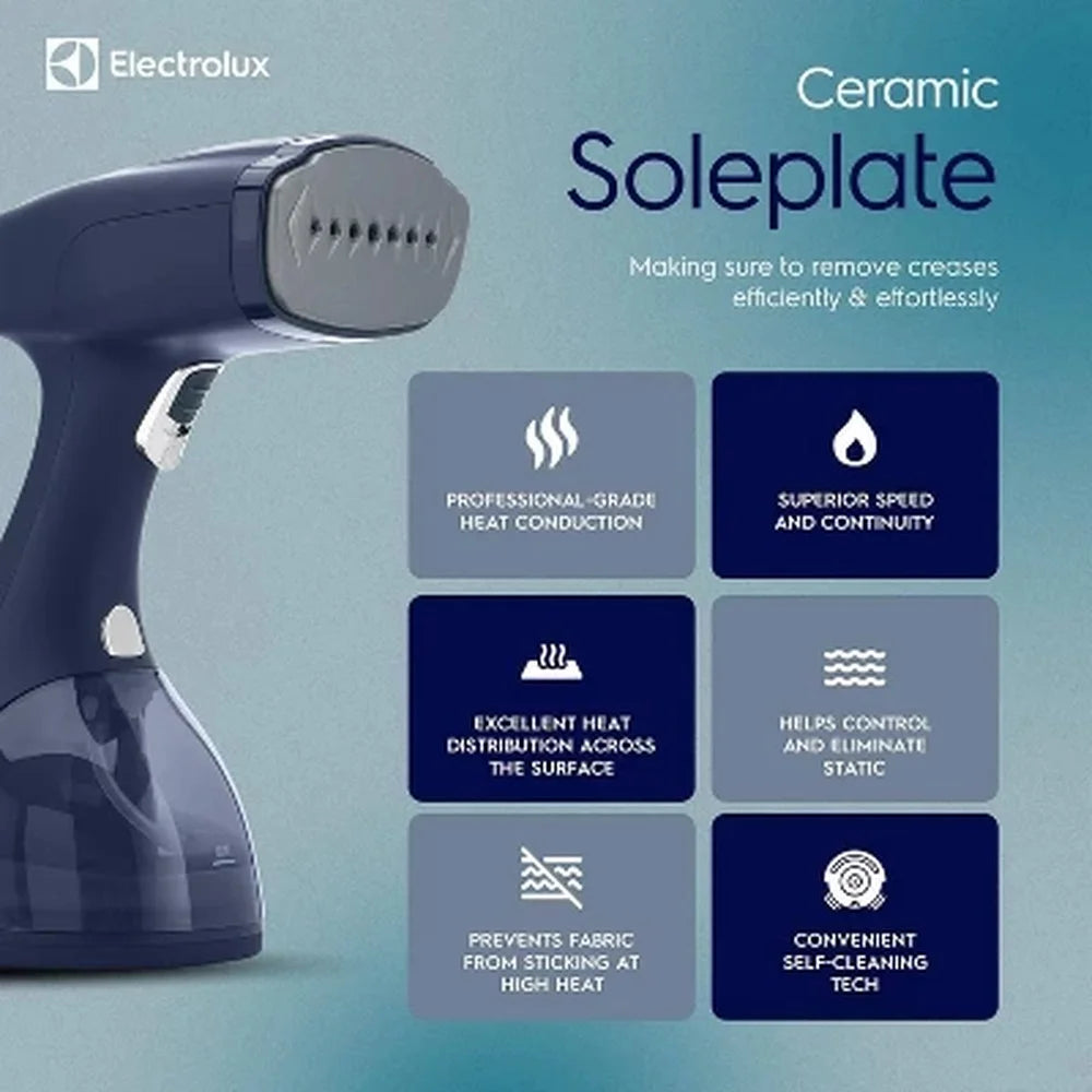 Compact Handheld Garment Steamer for Home or Travel